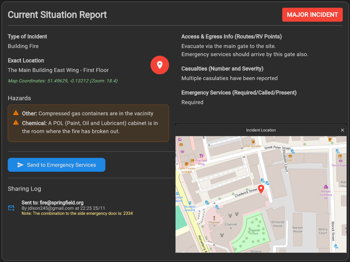 M/ETHANE Reporting Interface